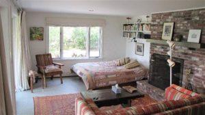 Bedroom 1 with fireplace