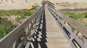 beach stairs